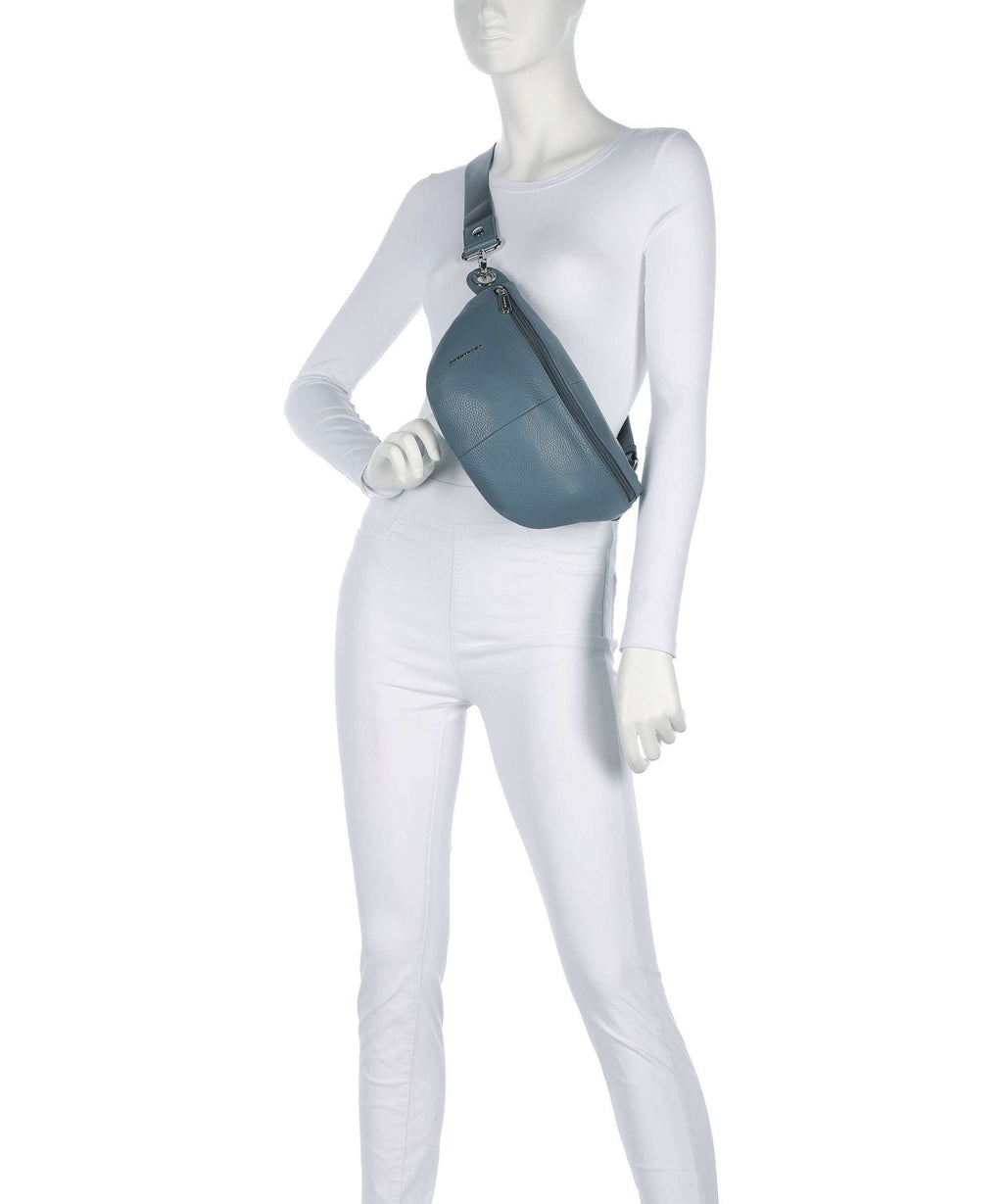 Mandarina Duck Mellow Leather Fanny pack iron