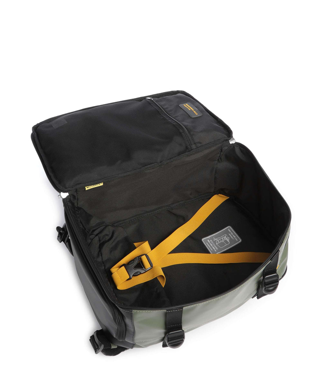 Mandarina Duck Coated Backpack pine green