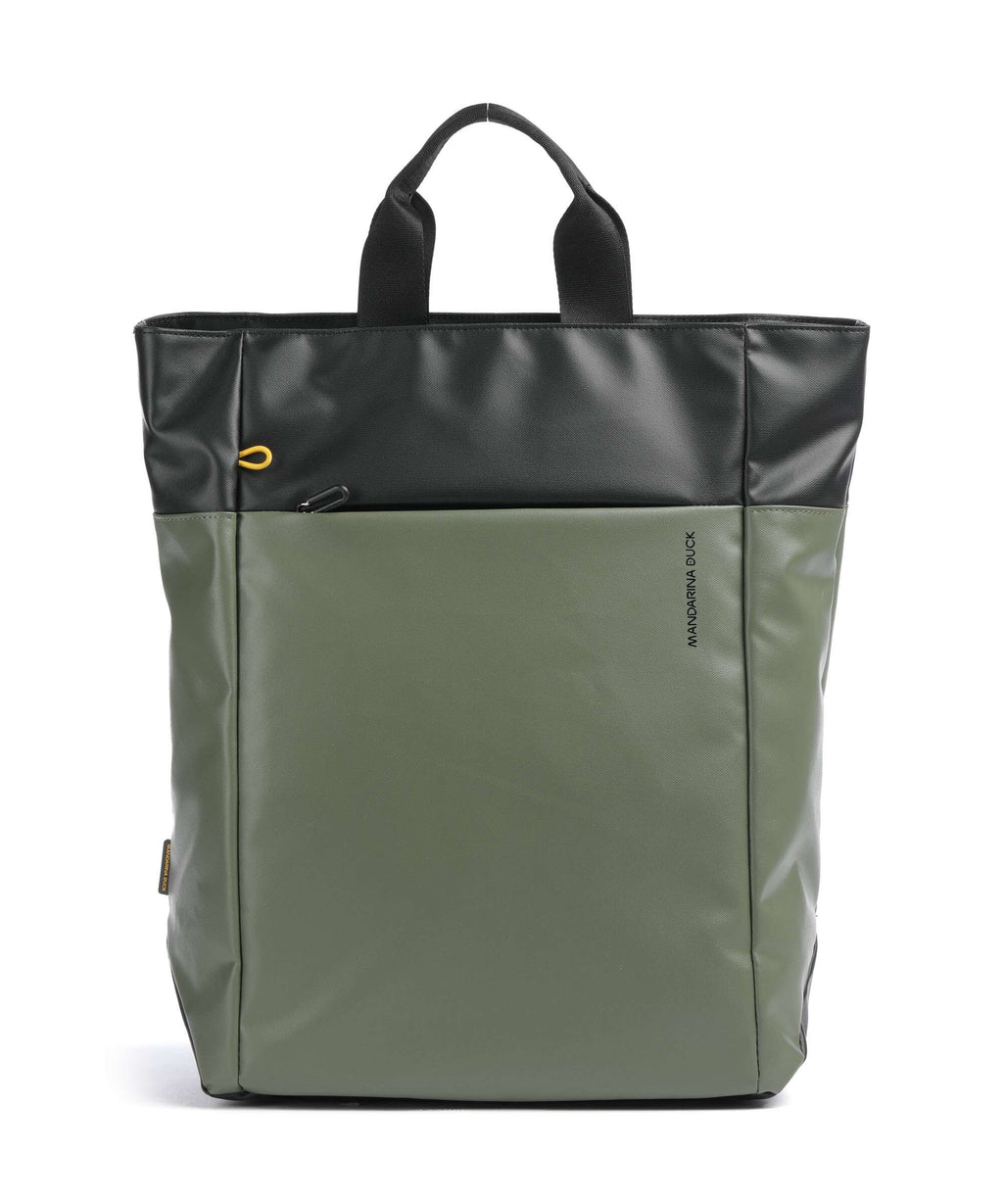 Mandarina Duck Coated Backpack pine green