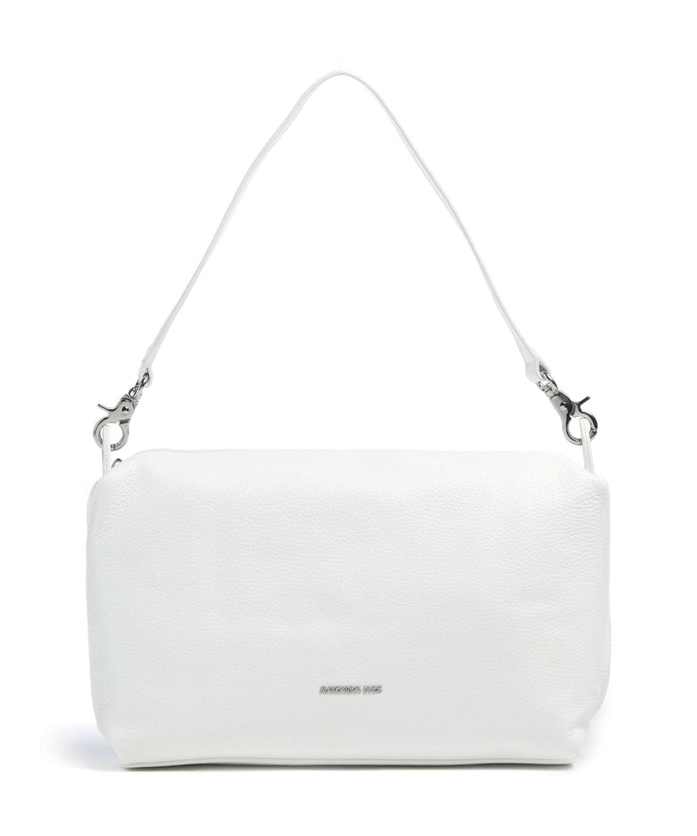 Mandarina Duck Mellow Leather Shoulder bag blanc