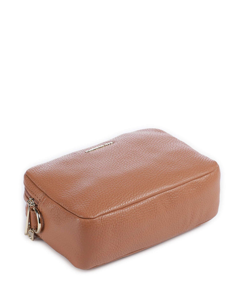 Mandarina Duck Mellow Leather Crossbody bag pecan nut