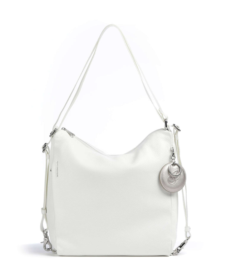 Mandarina Duck Mellow Leather Backpack bag blanc
