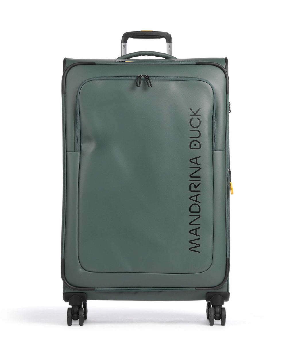 Mandarina Duck Eco Coated Spinner (4 wheels) deep green