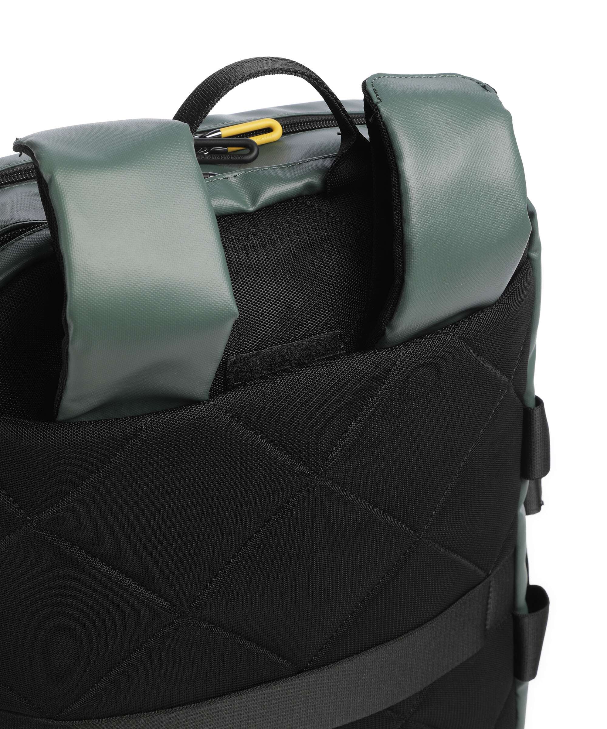 Mandarina Duck Eco Coated Backpack bag deep green