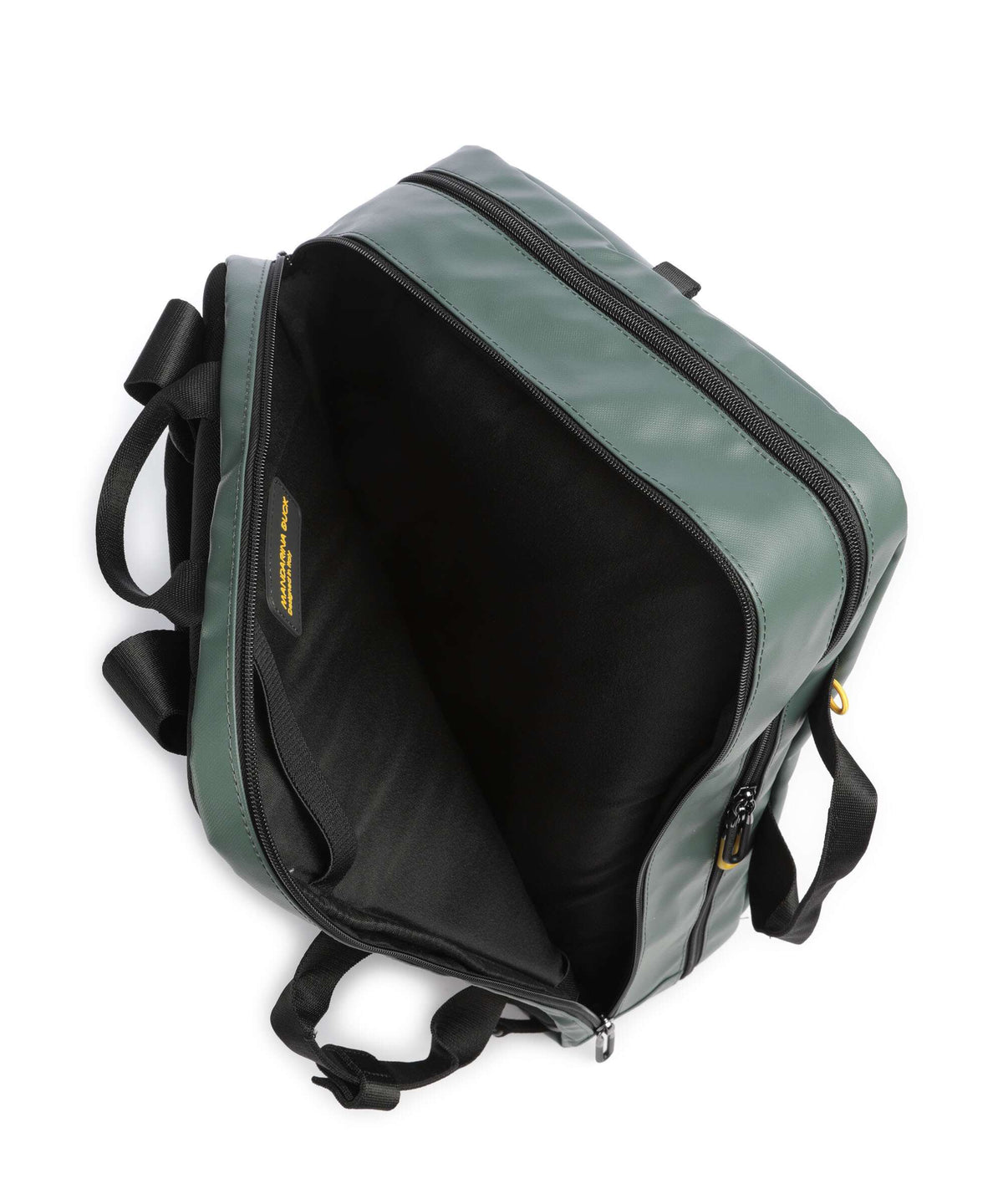 Mandarina Duck Eco Coated Backpack bag deep green