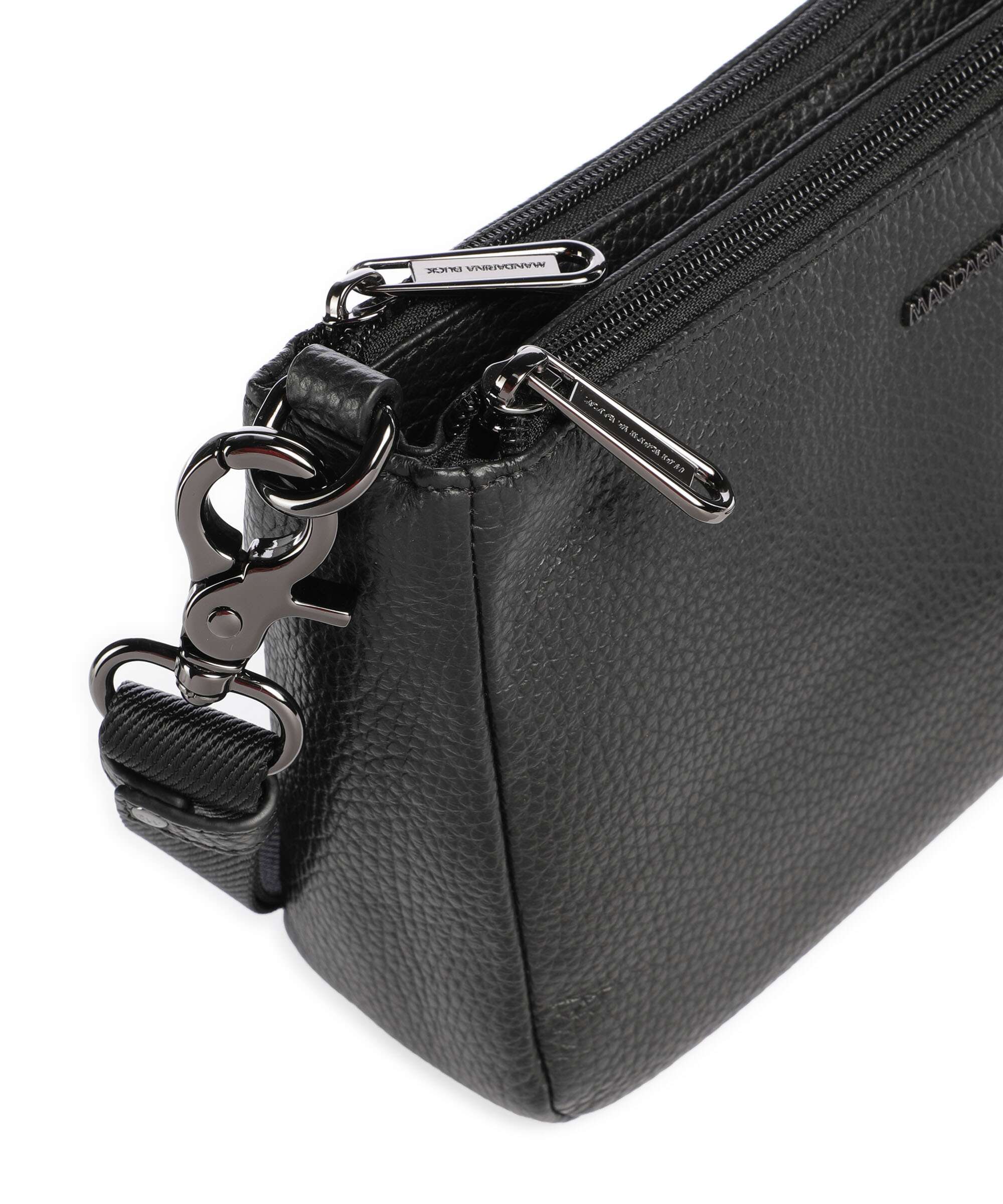 Mandarina Duck Mellow Leather Crossbody bag nero