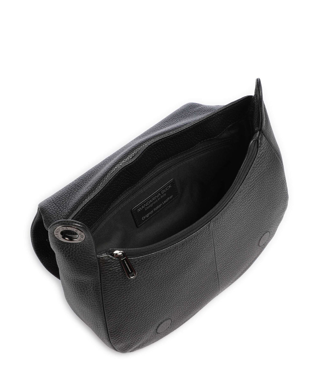 Mandarina Duck Mellow Leather Shoulder bag nero