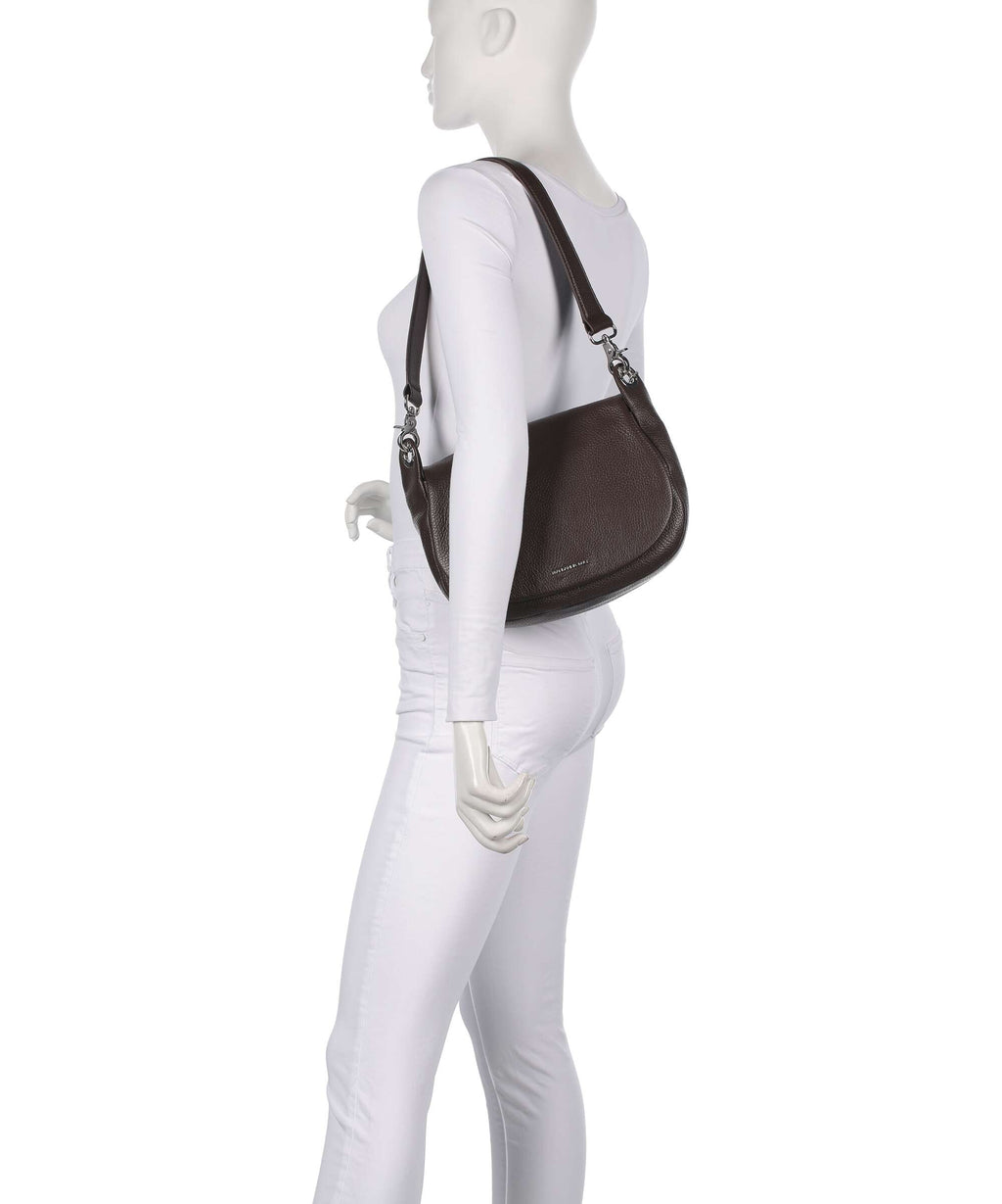 Mandarina Duck Mellow Leather Shoulder bag espresso