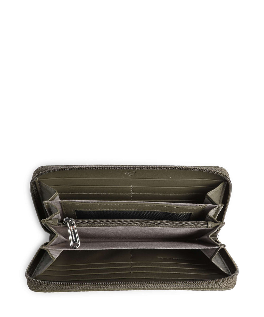 Mandarina Duck Mellow Leather Wallet winter olive