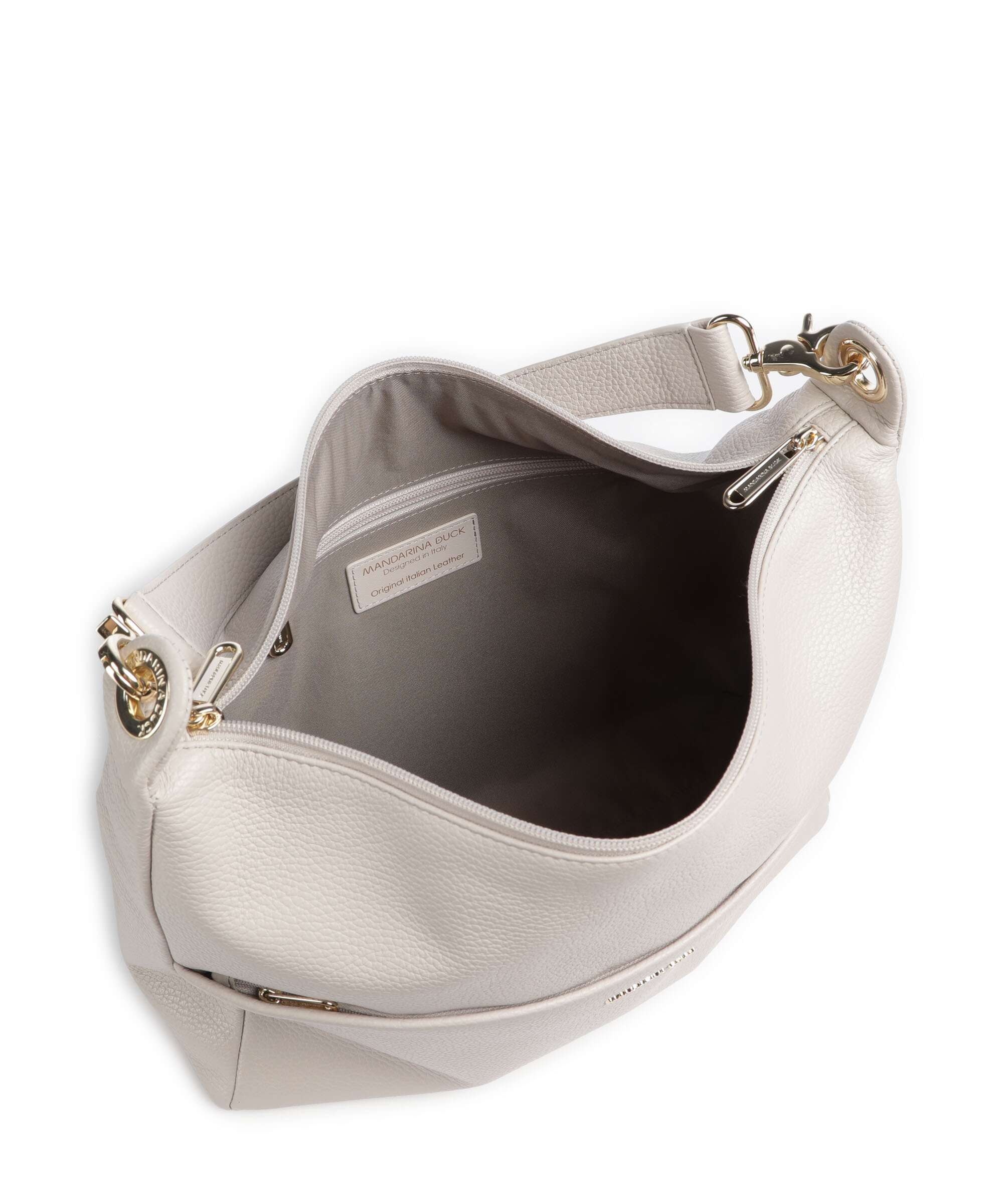 Mandarina Duck Mellow Leather Hobo bag cocoon