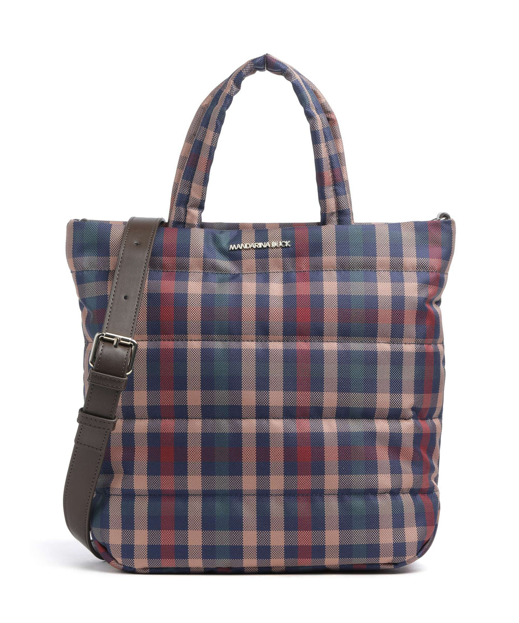 Mandarina Duck Tartan Handbag tartan brown