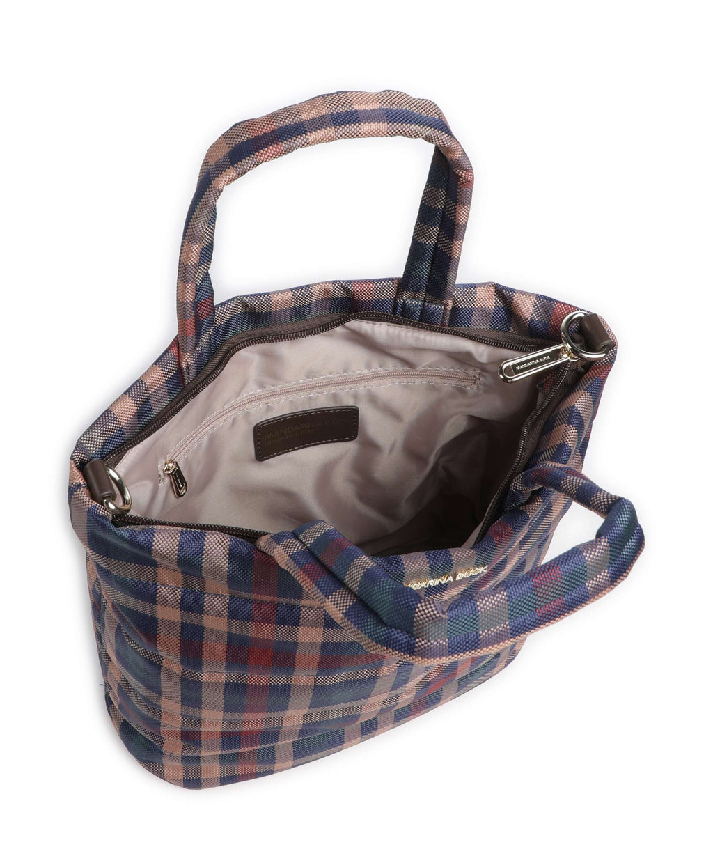 Mandarina Duck Tartan Handbag tartan brown