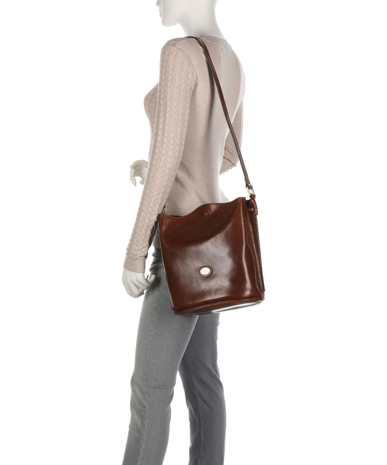 The Bridge Story Donna Hobo bag marrone
