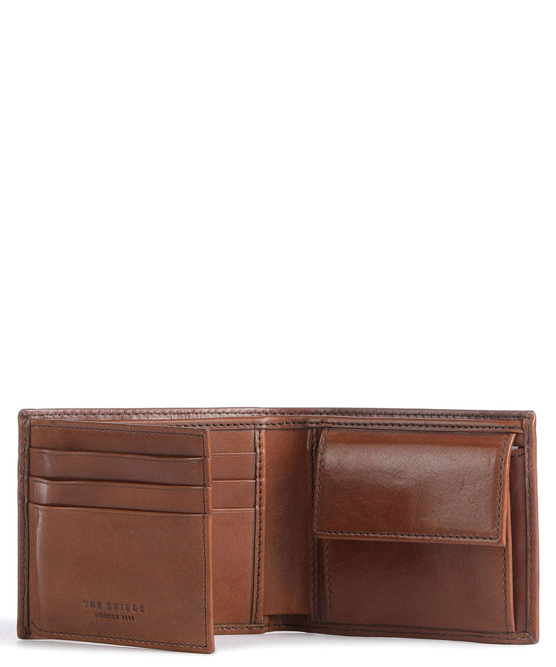 The Bridge Story Uomo Wallet marrone