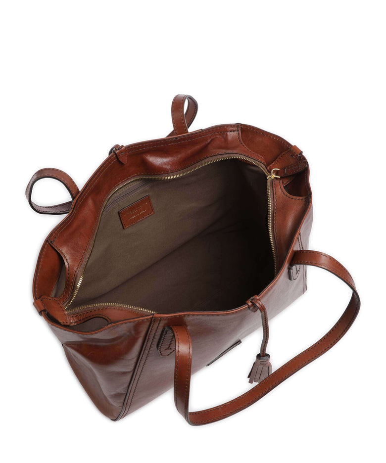 The Bridge Florentin Tote bag marrone