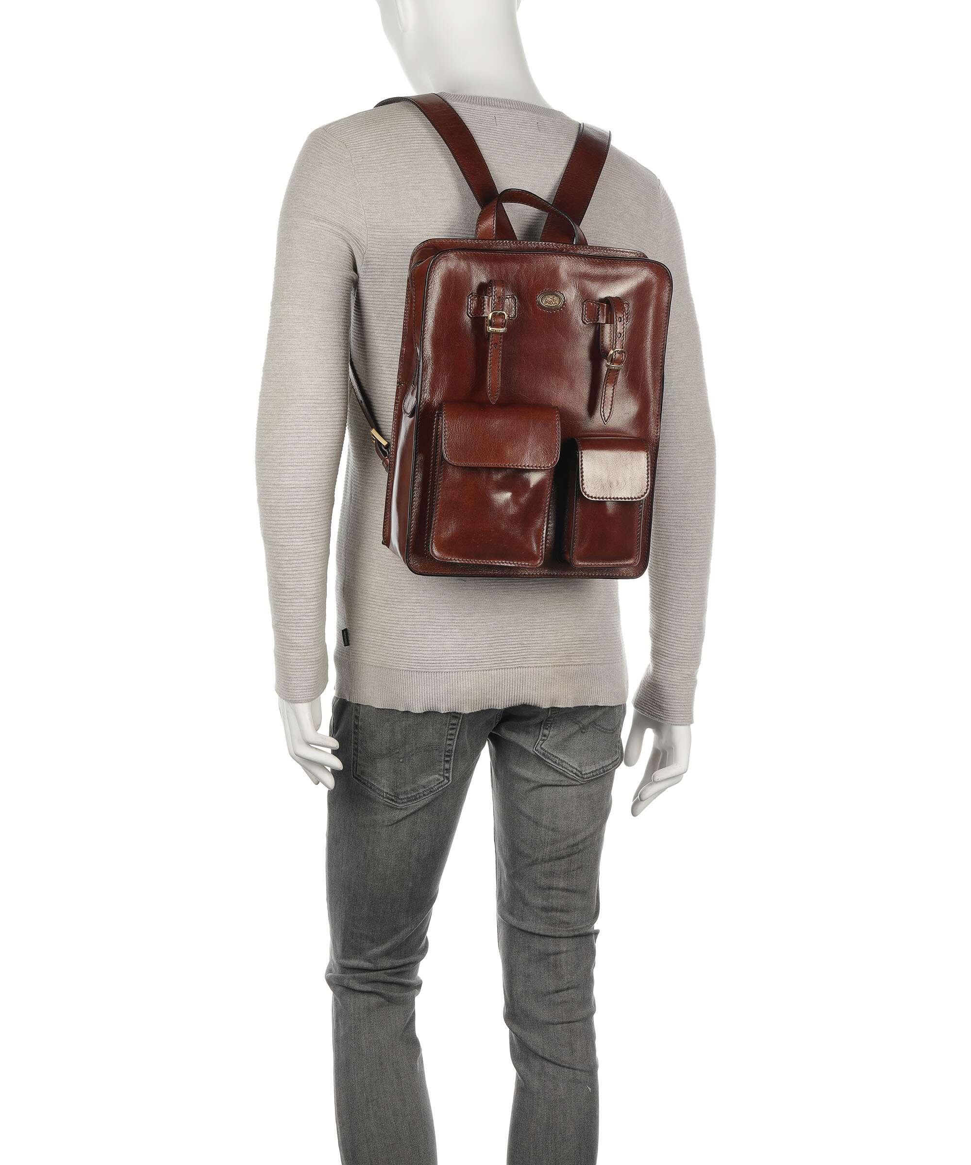 The Bridge Story Uomo Backpack marrone