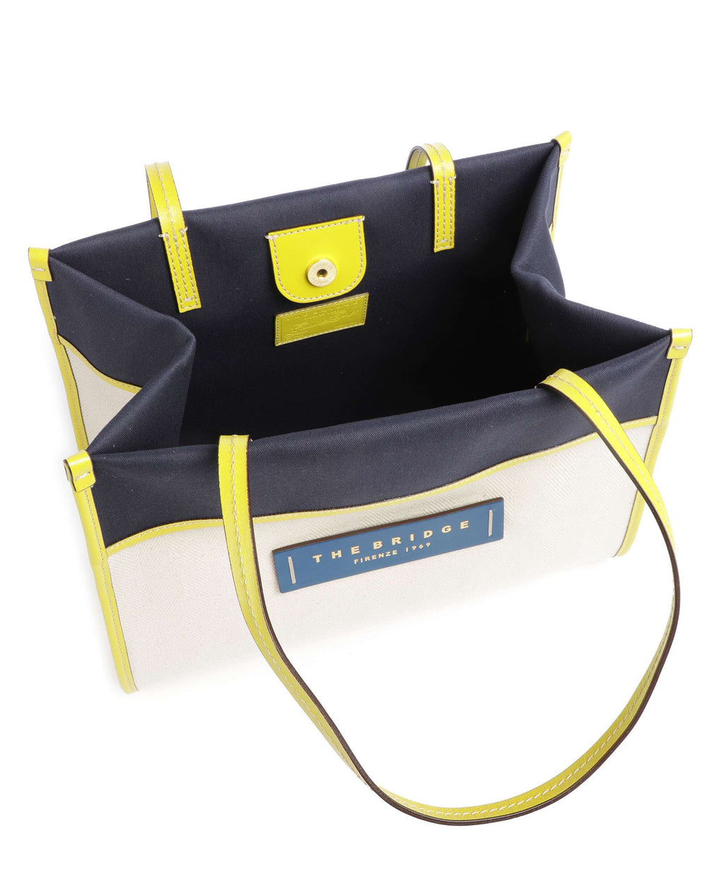 The Bridge Elisa Tote bag naturale jeans lime