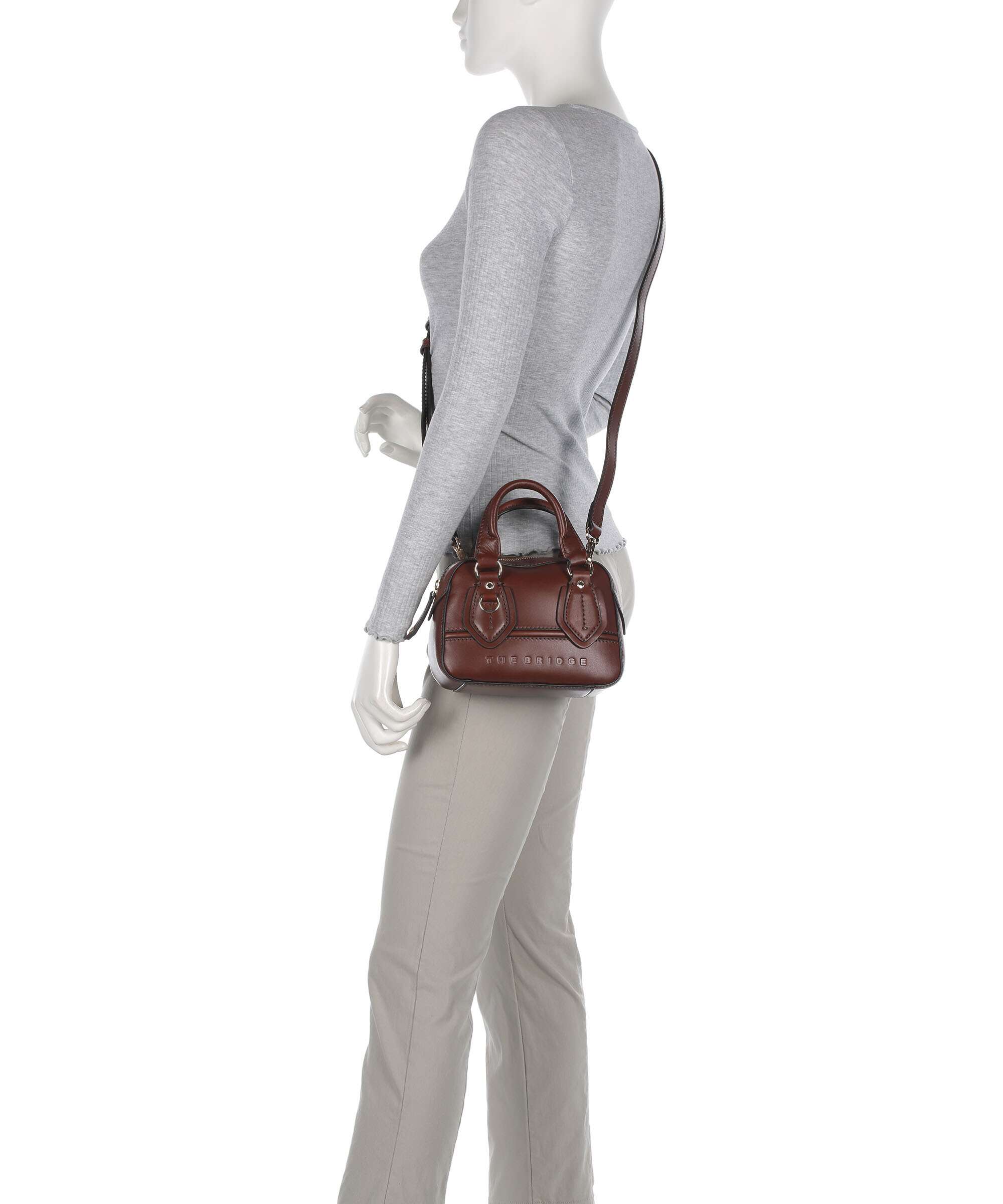 The Bridge Daphne Crossbody bag marrone