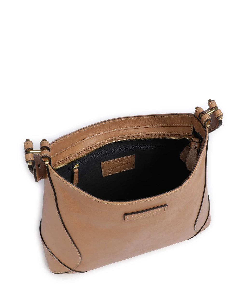 The Bridge Giorgia Hobo bag marzipan