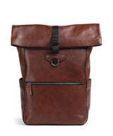 The Bridge Iacopo Zaino roll-top marrone/rut scamosciato opaco
