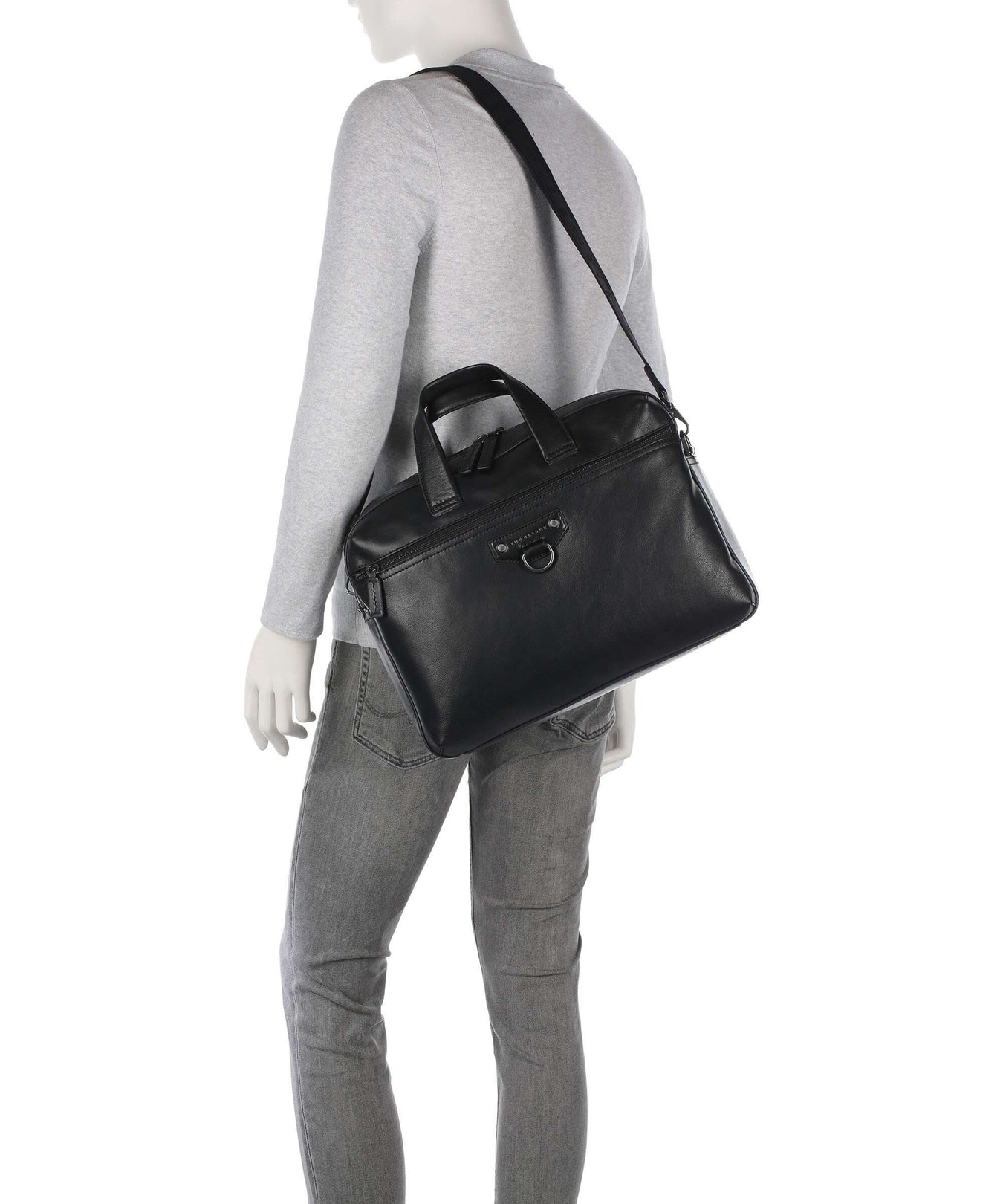 The Bridge Iacopo Briefcase nero