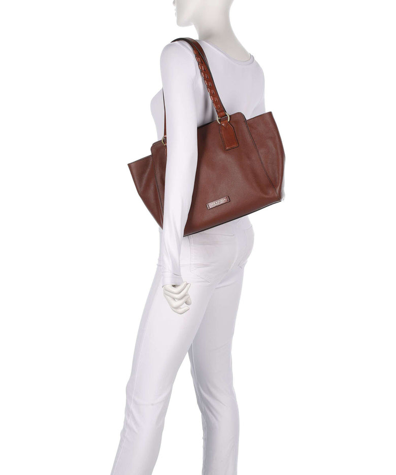 The Bridge Ines Tote bag marrone