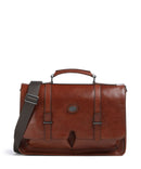 The Bridge Isaia Cartella marrone/rut scamosciato opaco