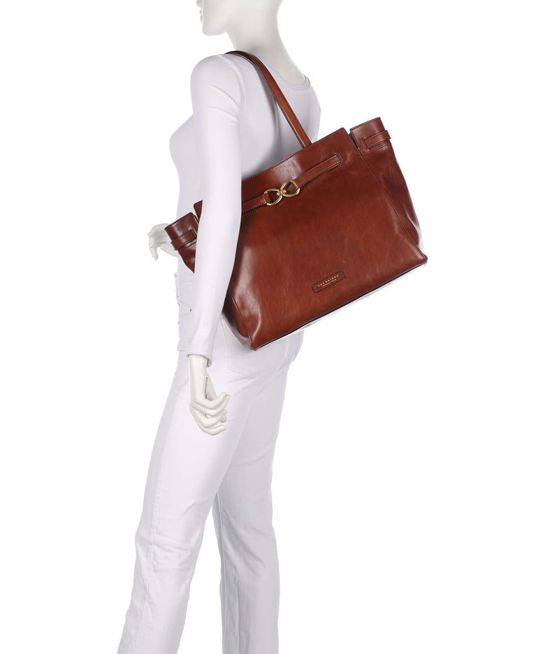 The Bridge Isotta Tote bag marrone
