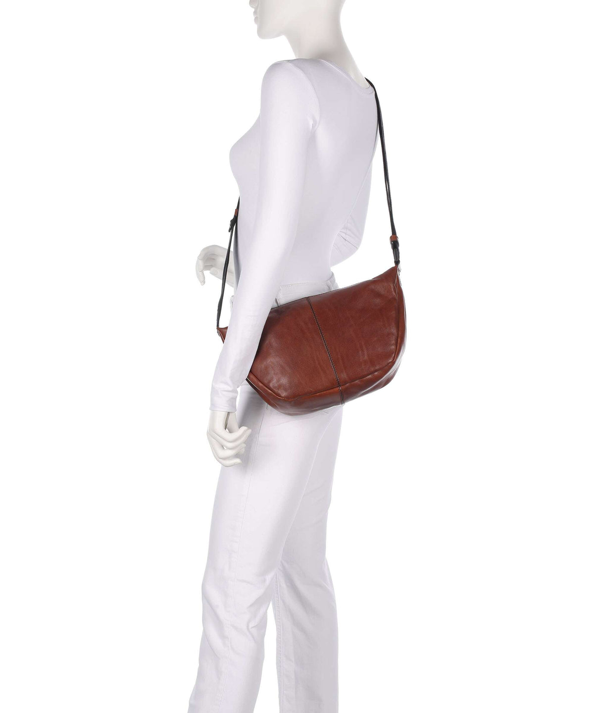 The Bridge Igor Crossbody bag marrone/rut scamosciato opaco