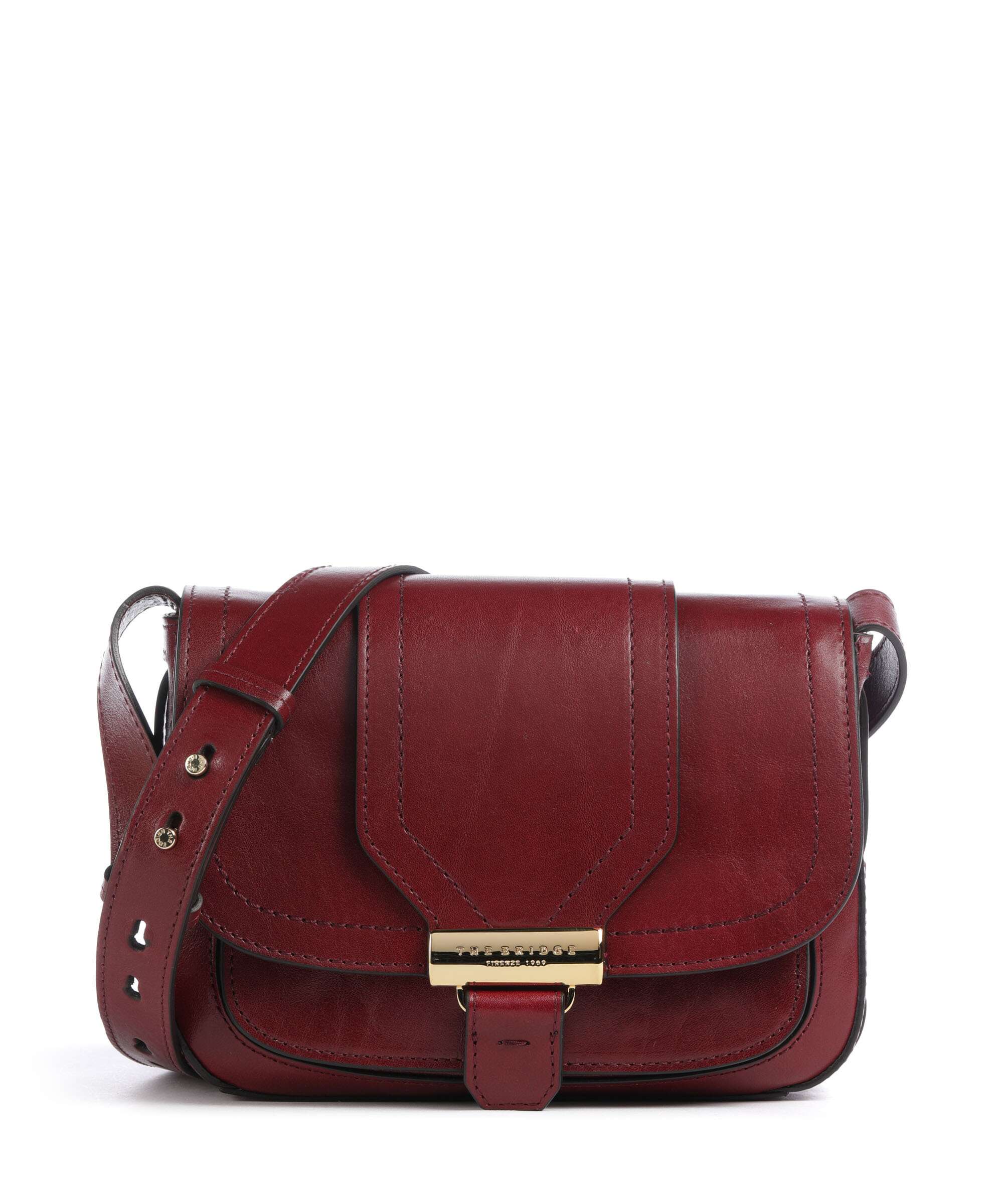 The Bridge Benedetta Crossbody bag dark red