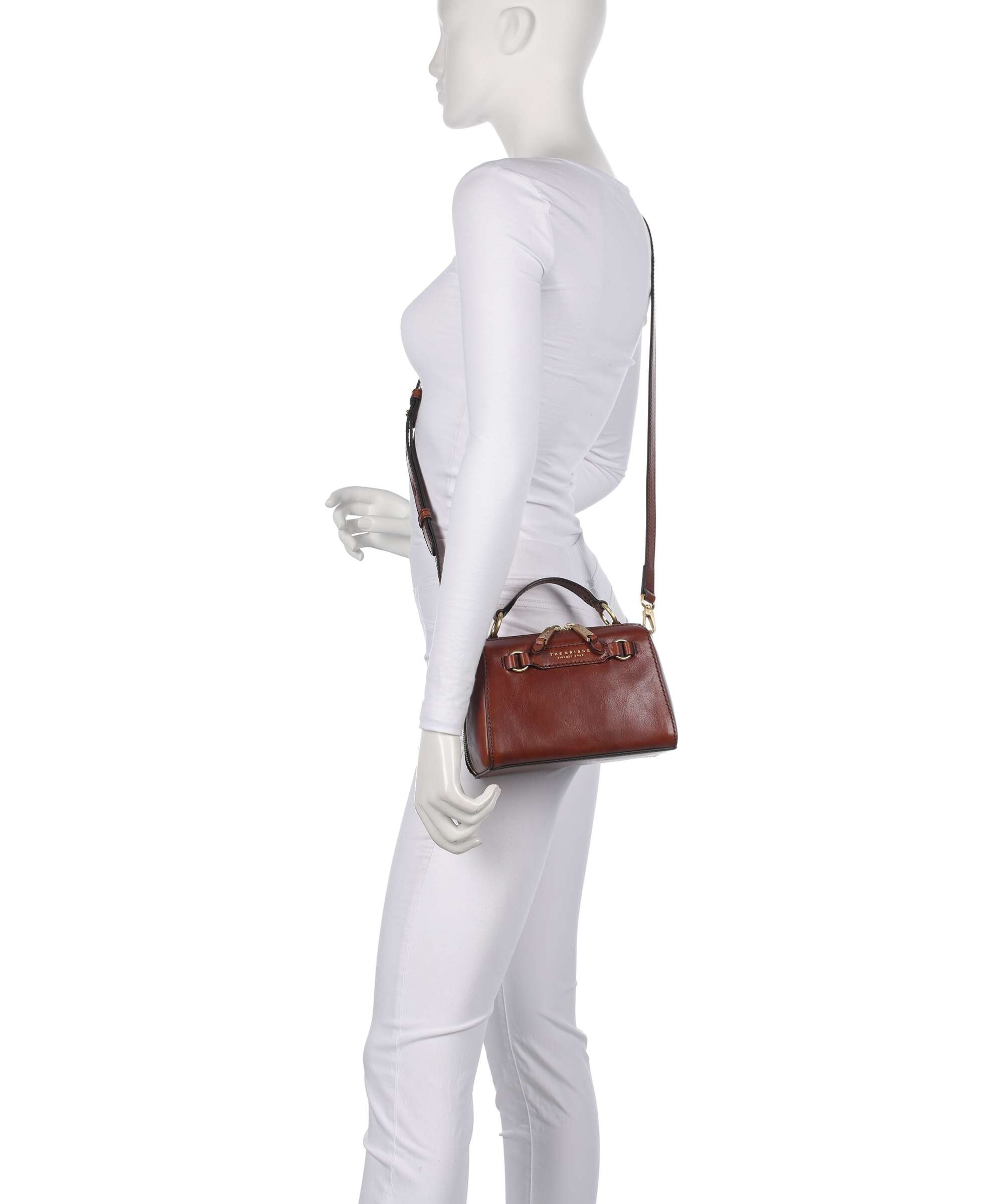 The Bridge Laura Crossbody bag marrone
