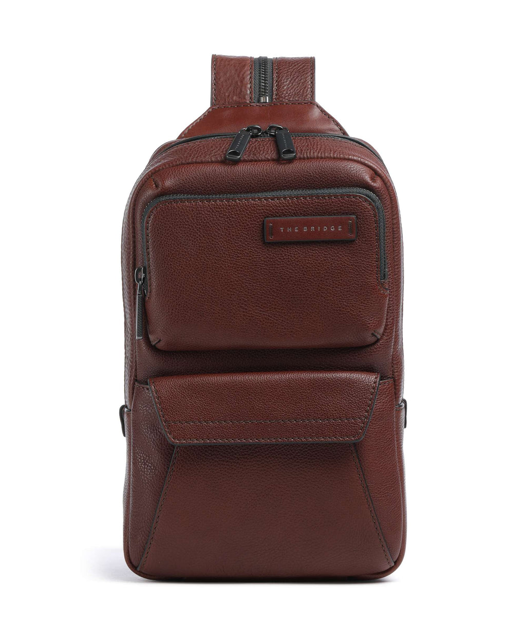 The Bridge Ludovico Sling bag marrone
