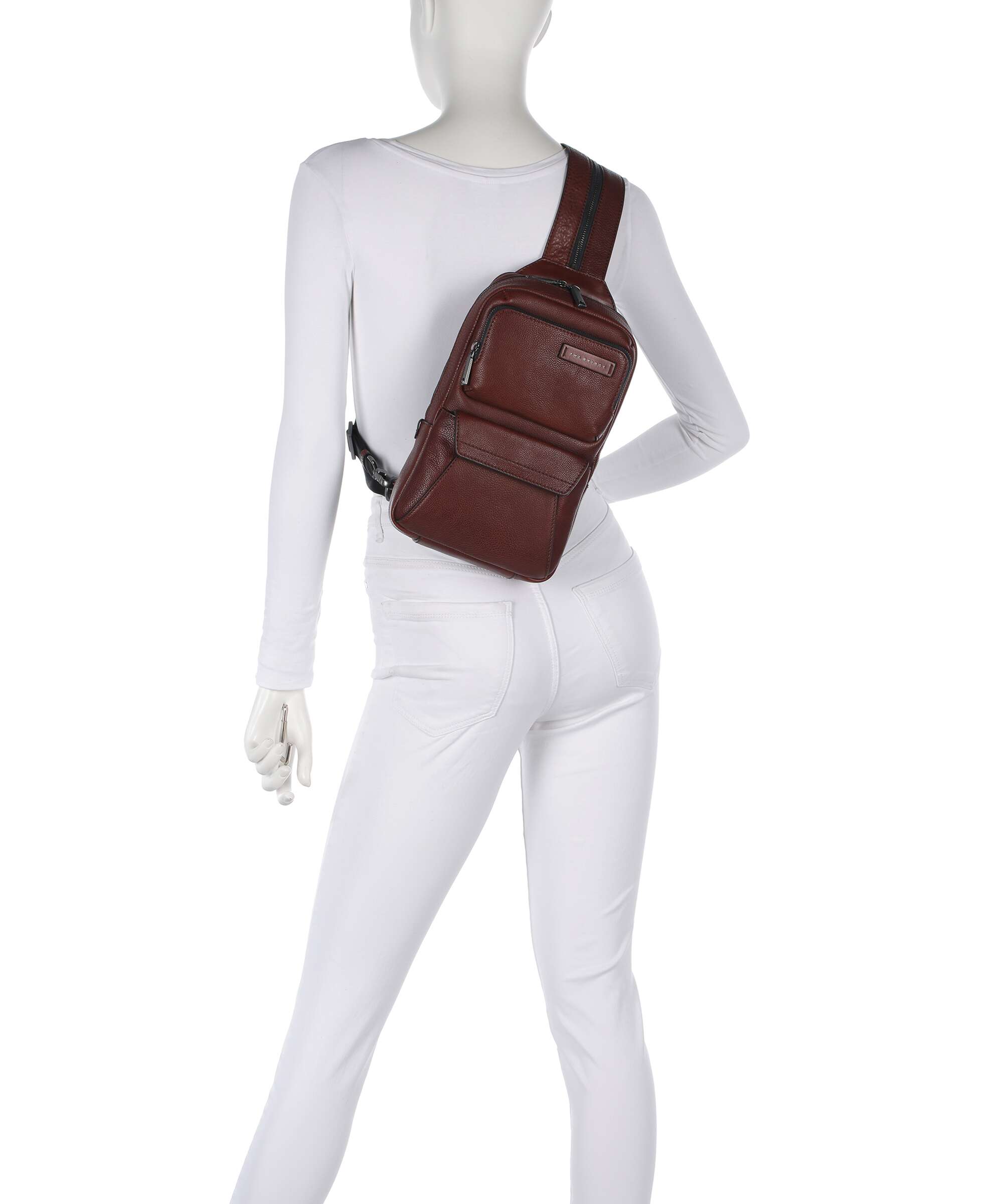 The Bridge Ludovico Sling bag marrone