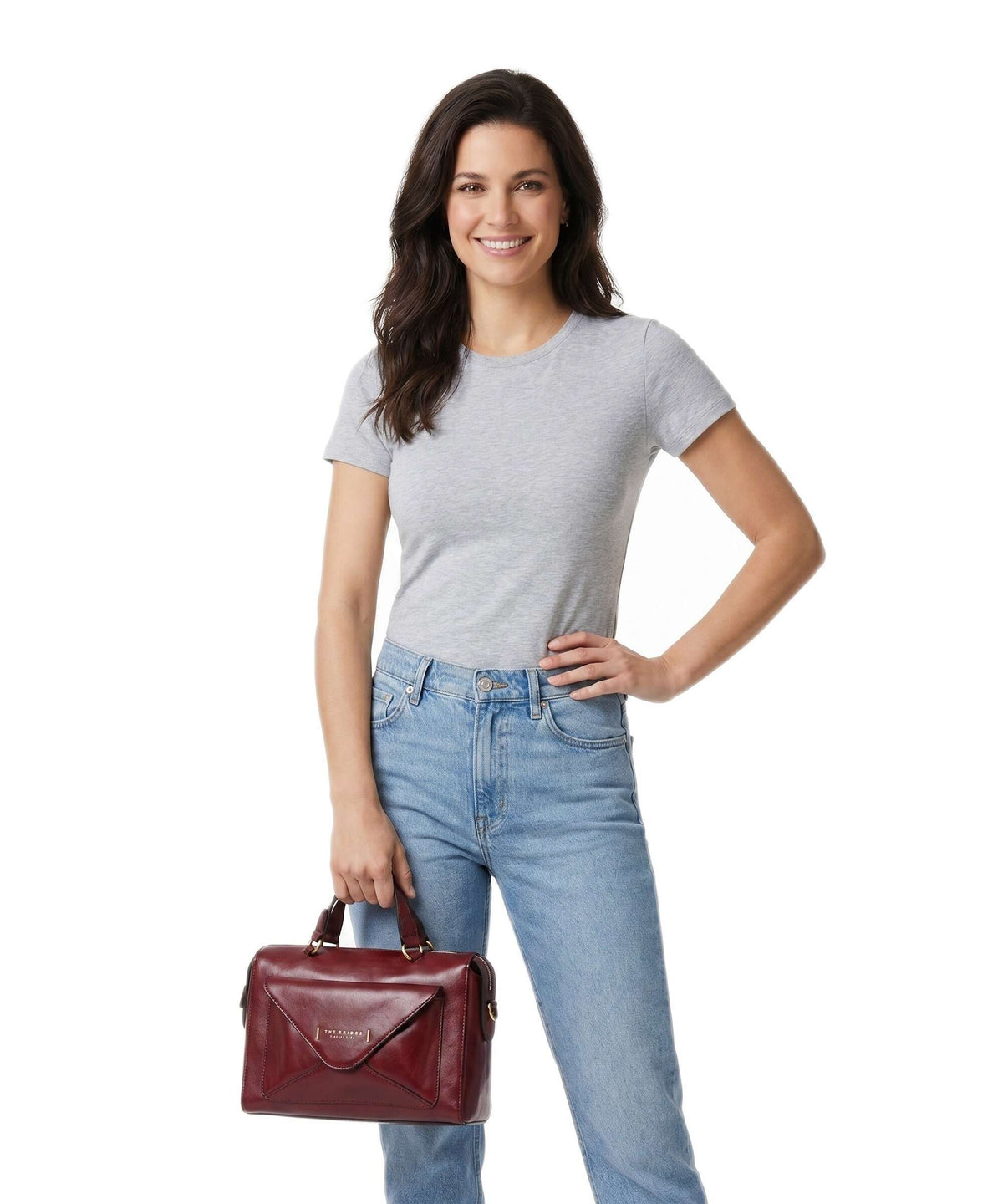 The Bridge Frida Handbag barolo