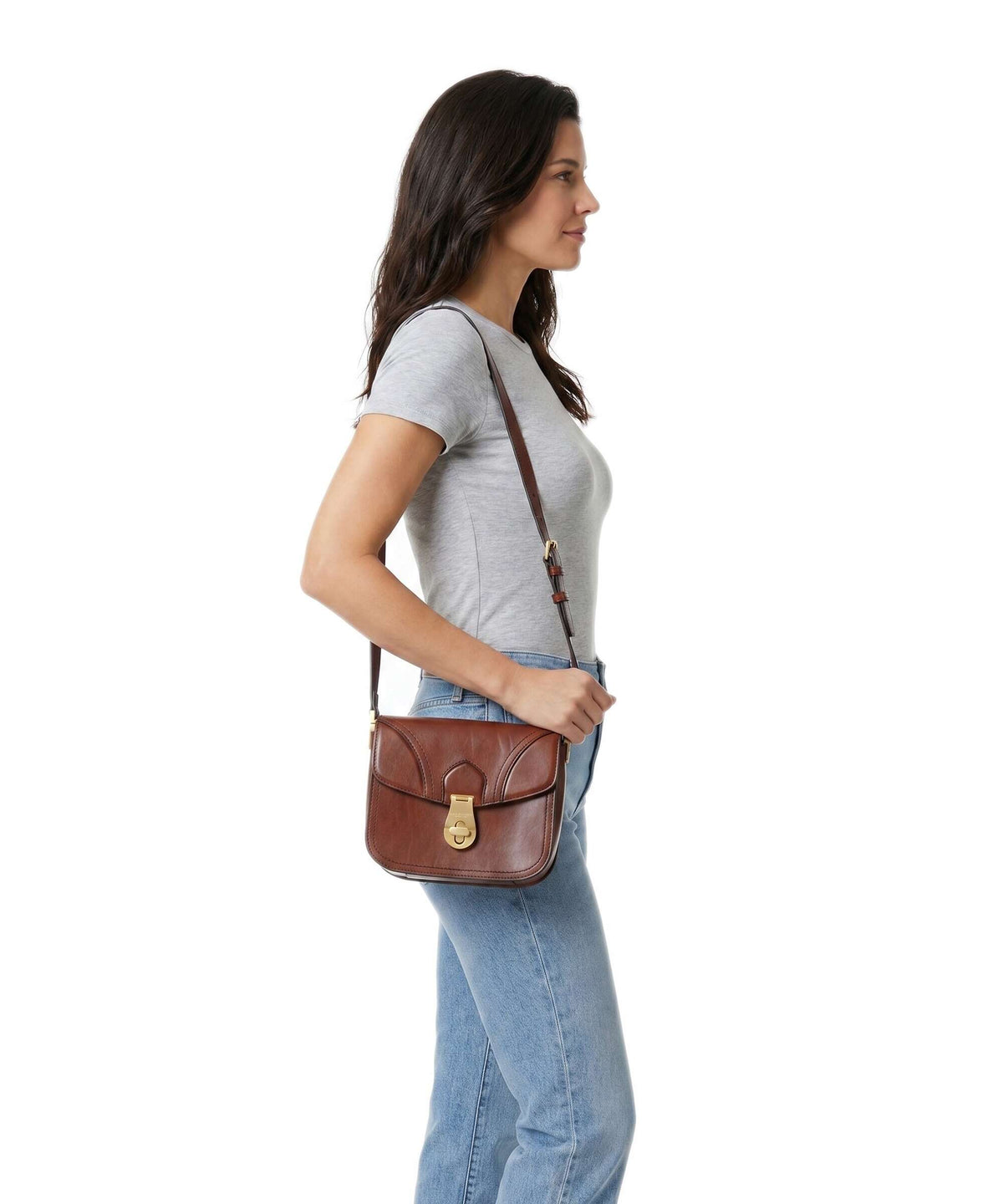 The Bridge Mia Crossbody bag marrone