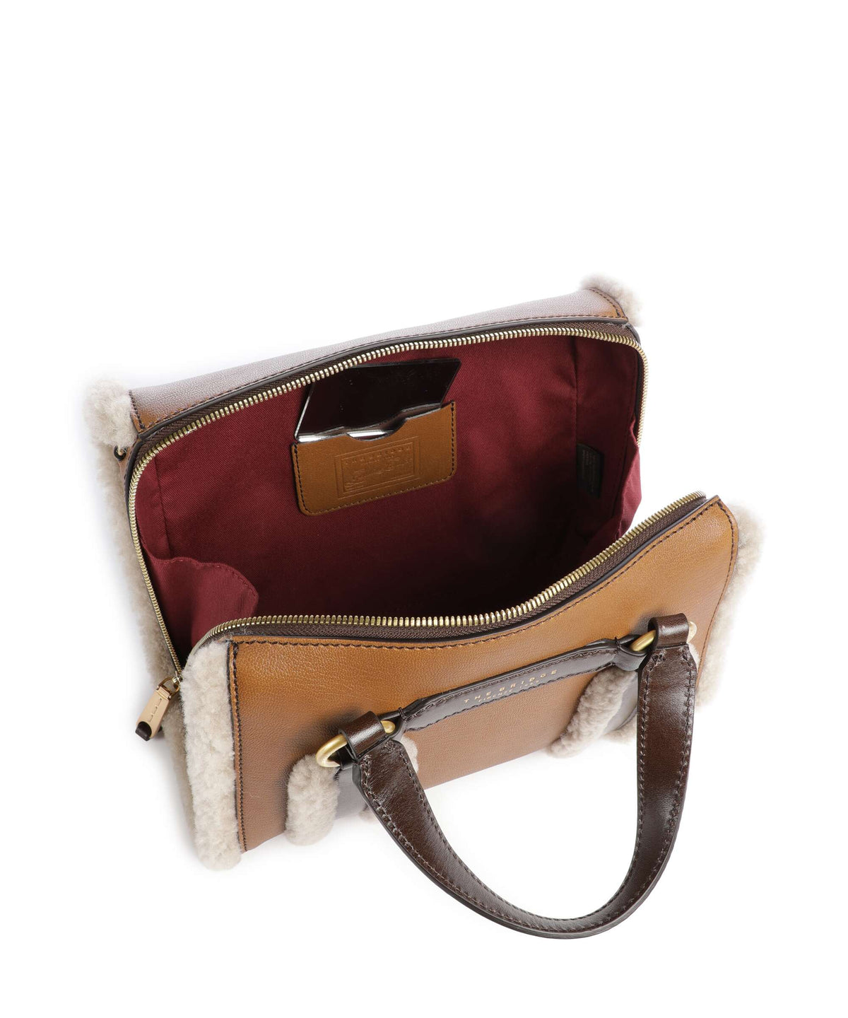 The Bridge Laura Wow Handbag cognac