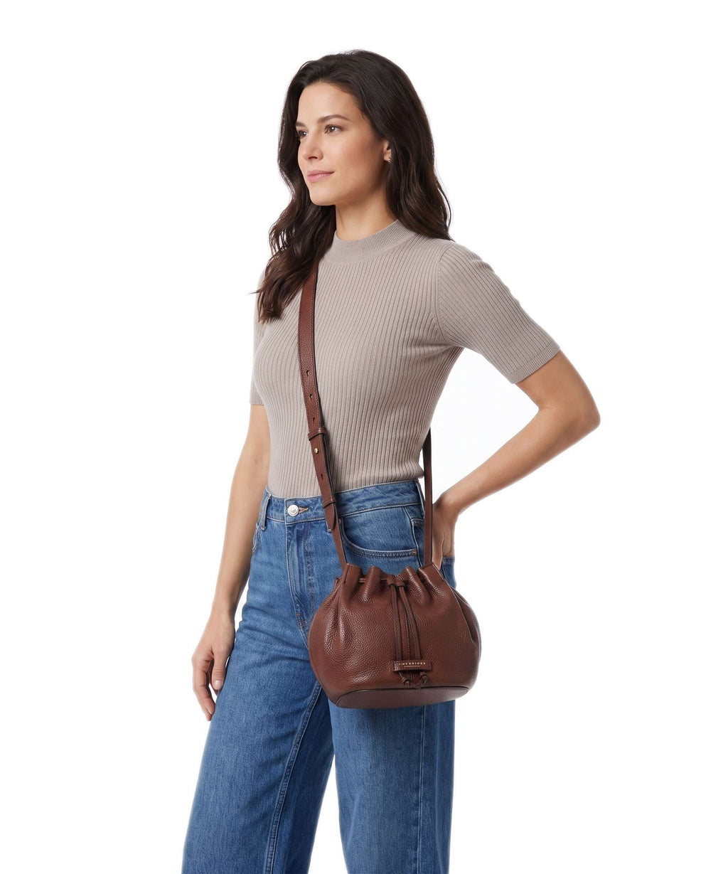 The Bridge Marisa Bucket bag marrone