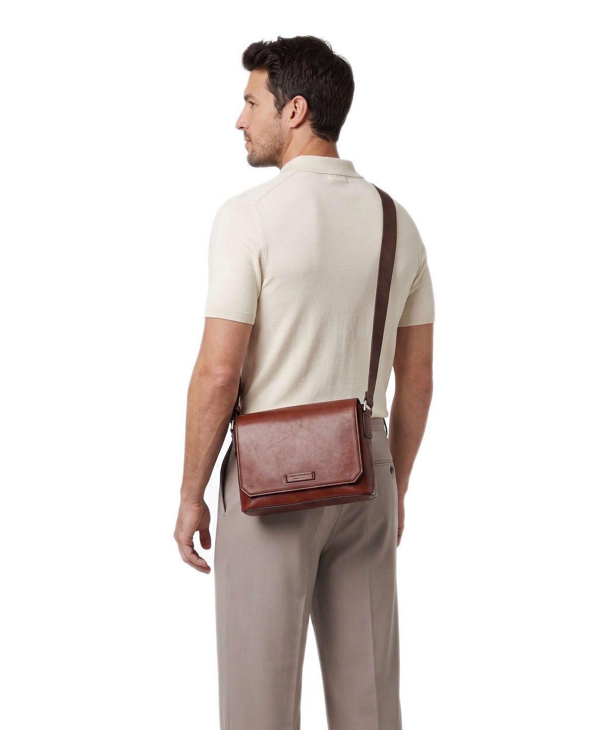 The Bridge Mattia Messenger bag marrone