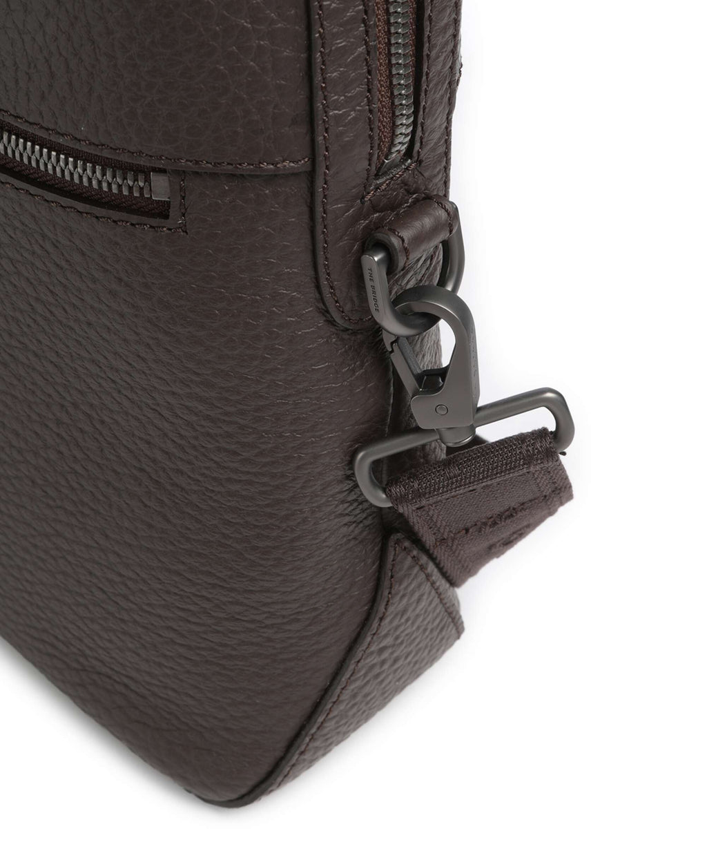 The Bridge Manfredi Briefcase moka
