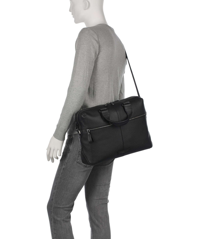 The Bridge Manfredi Briefcase nero