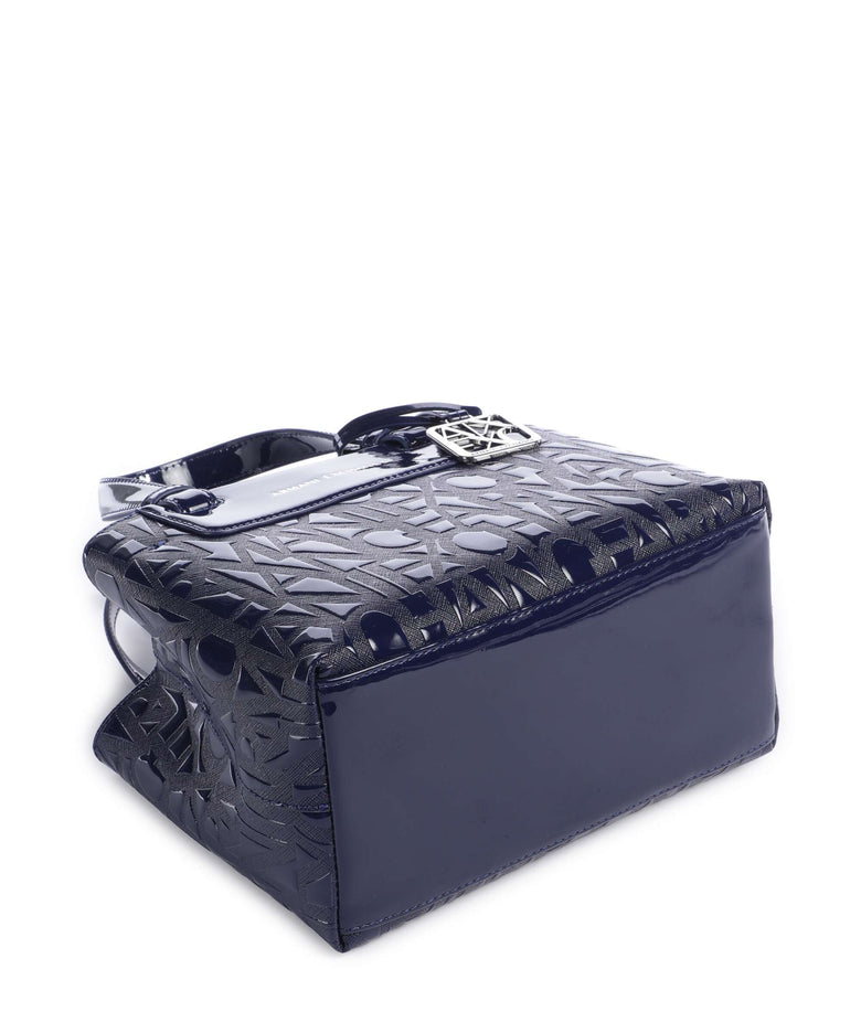 Armani Exchange Liz Patent S Handbag abyss