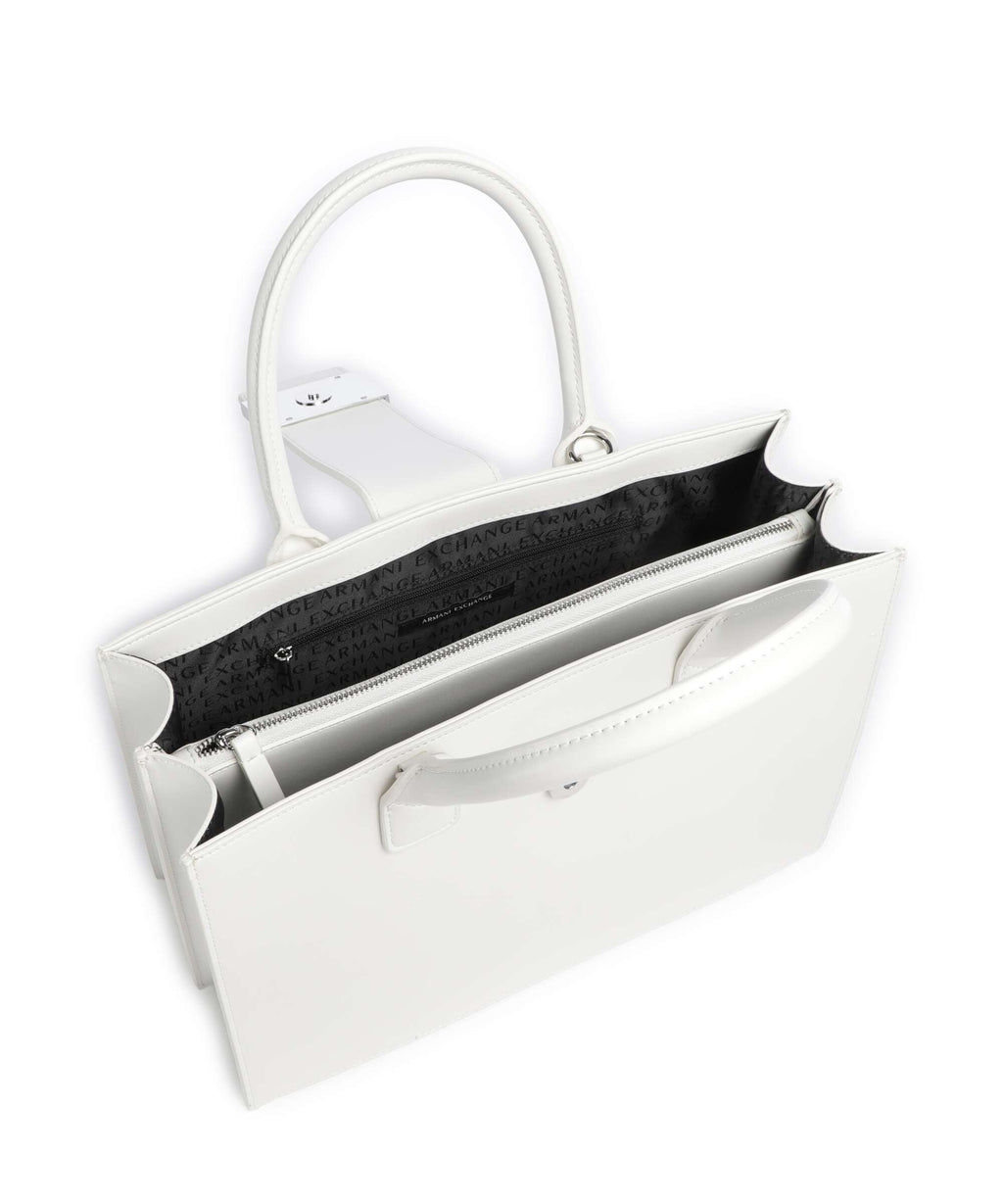 Armani Exchange Wonder M Handbag off white