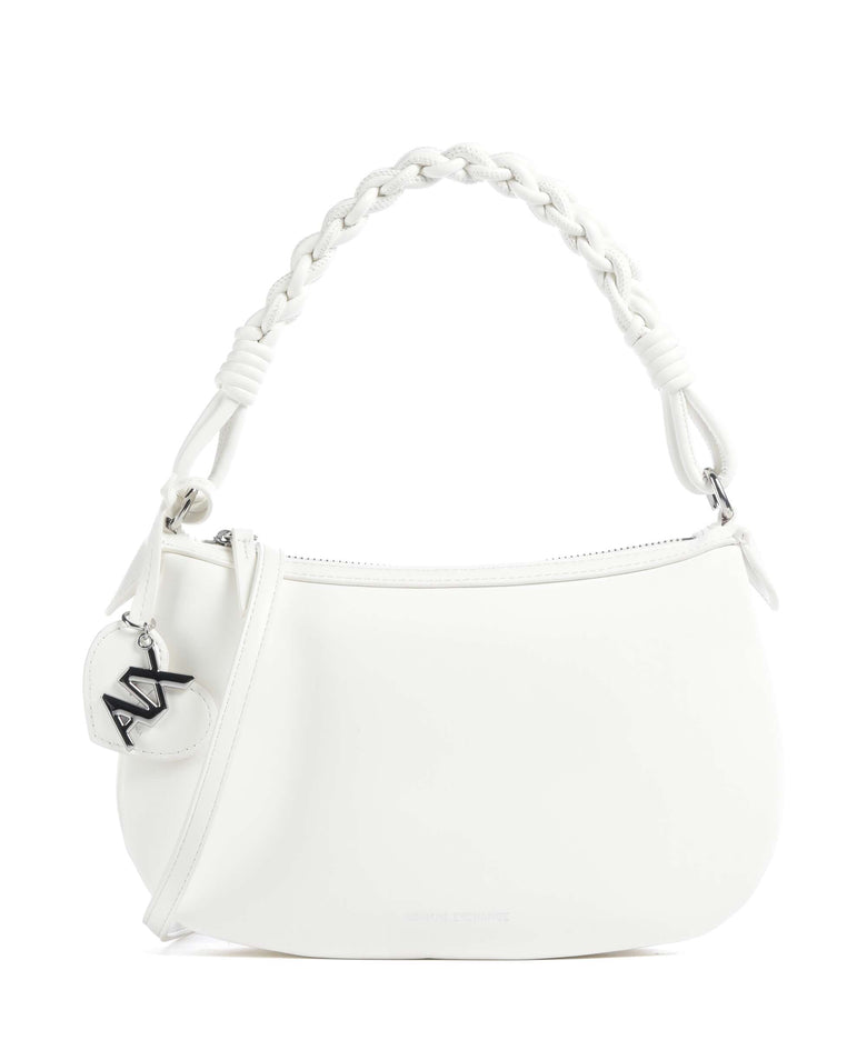 Armani Exchange Maya S Shoulder bag off white