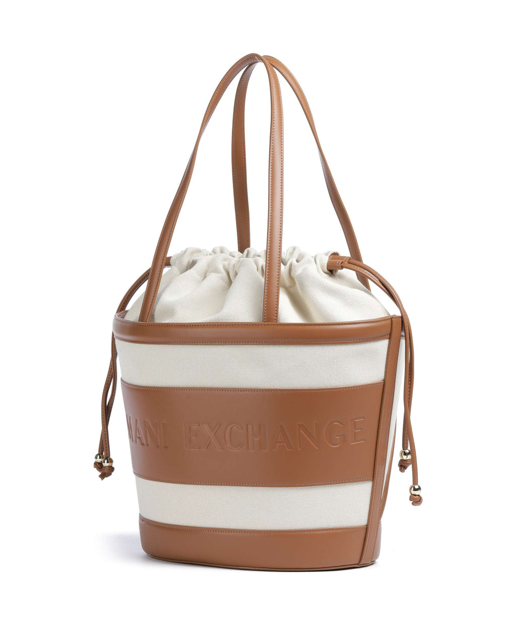 Armani Exchange Marisol Bucket bag natural/saline clay