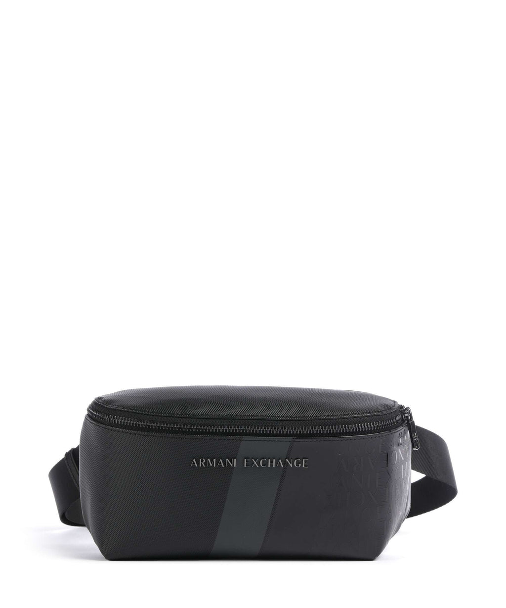 Armani Exchange Dylan Fanny pack black/gunmetal/shiny black