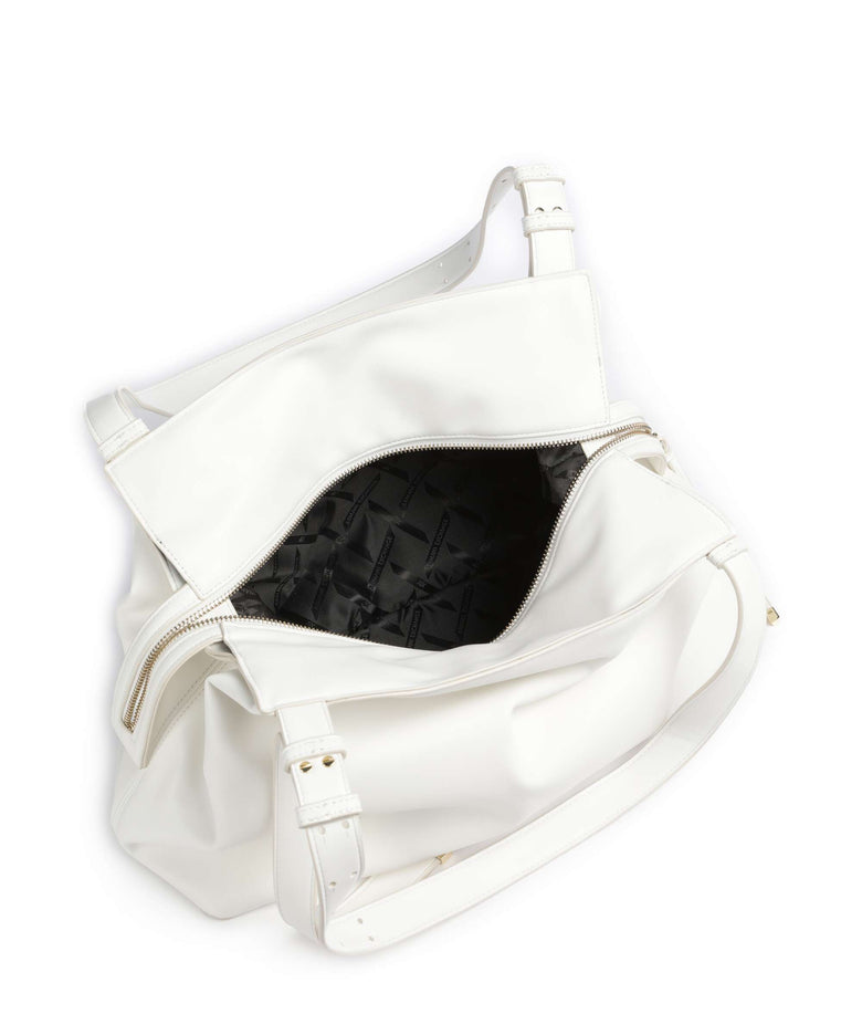 Armani Exchange Alice M Hobo bag off white
