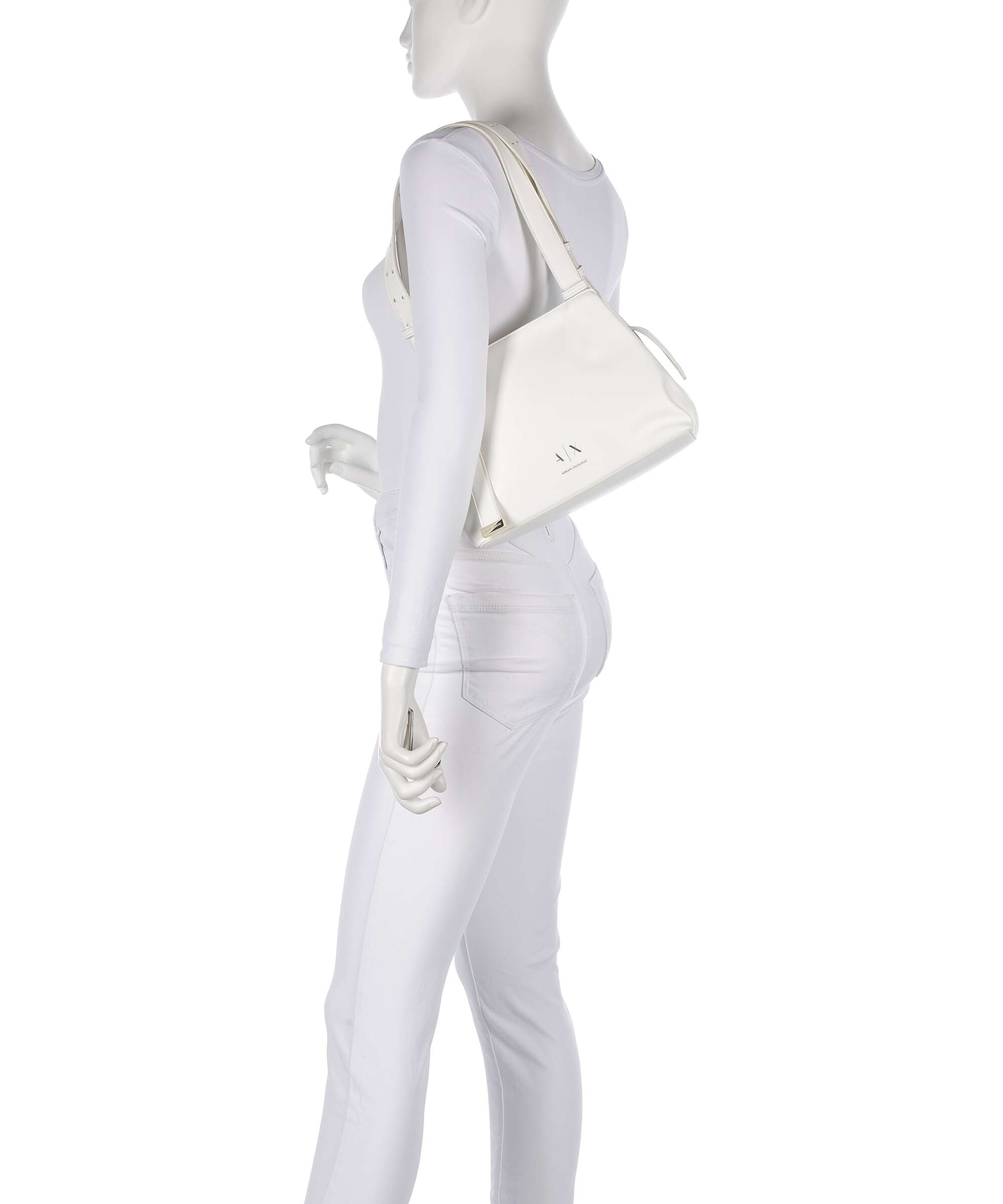 Armani Exchange Alice S Shoulder bag off white