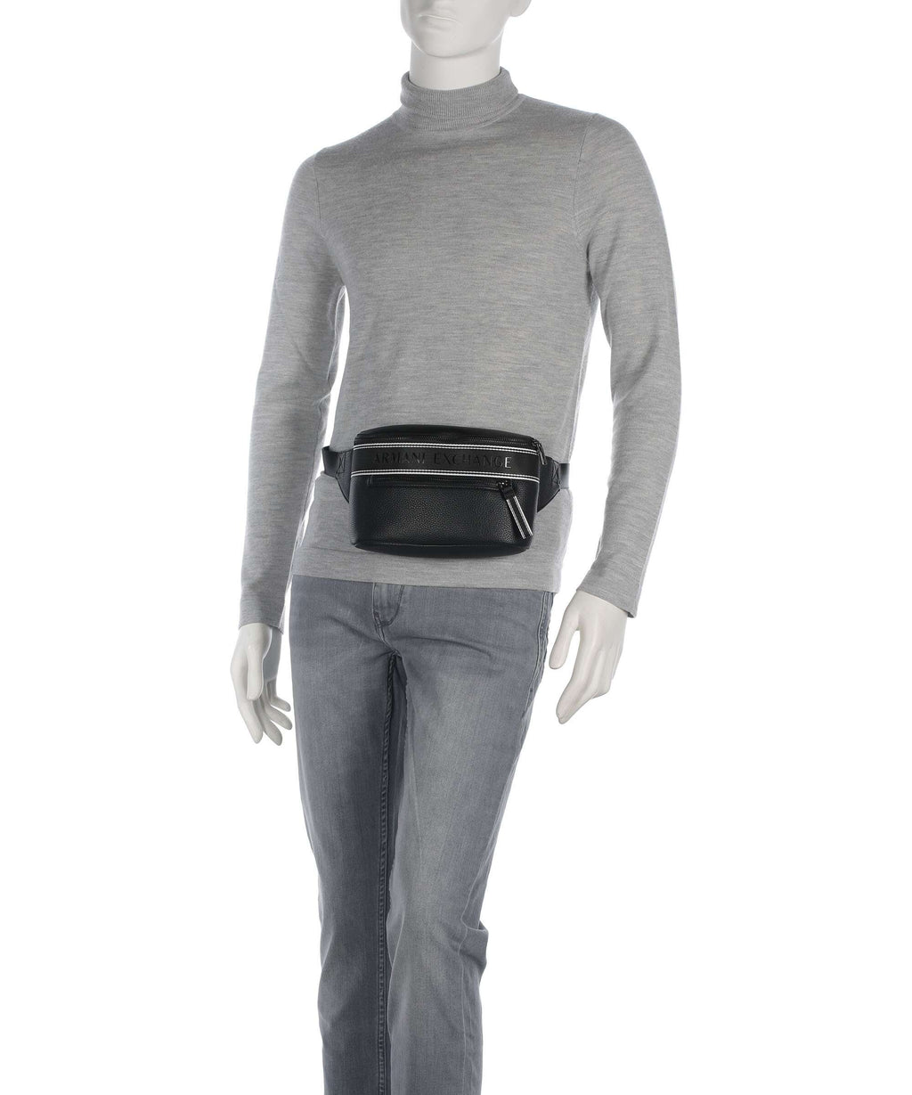 Armani Exchange Ian Belt bag black