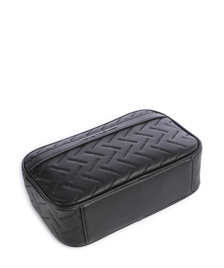 Armani Exchange Ginevra Embossed Toiletry bag black