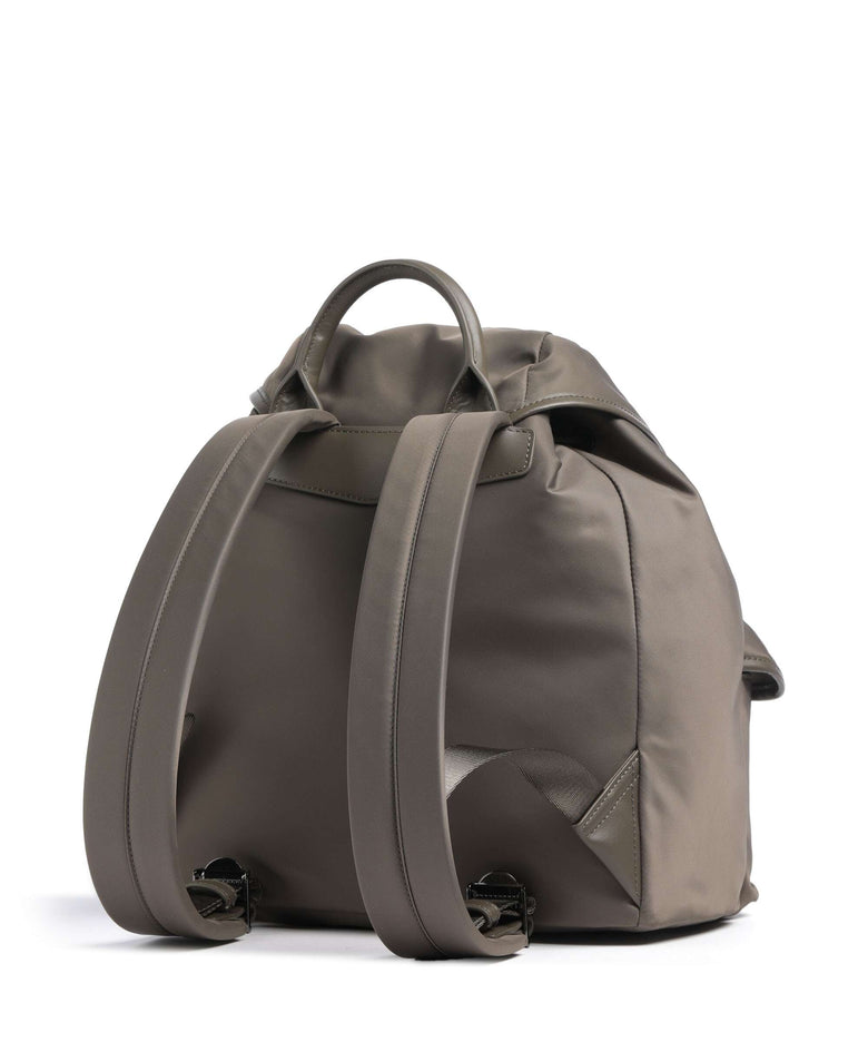 Emporio Armani Recycled Nylon Backpack major brown